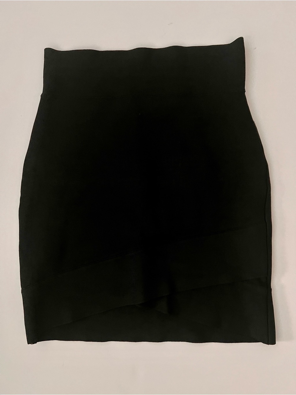 BCBGMaxAzria Black High-Waist Ponte Pencil Skirt